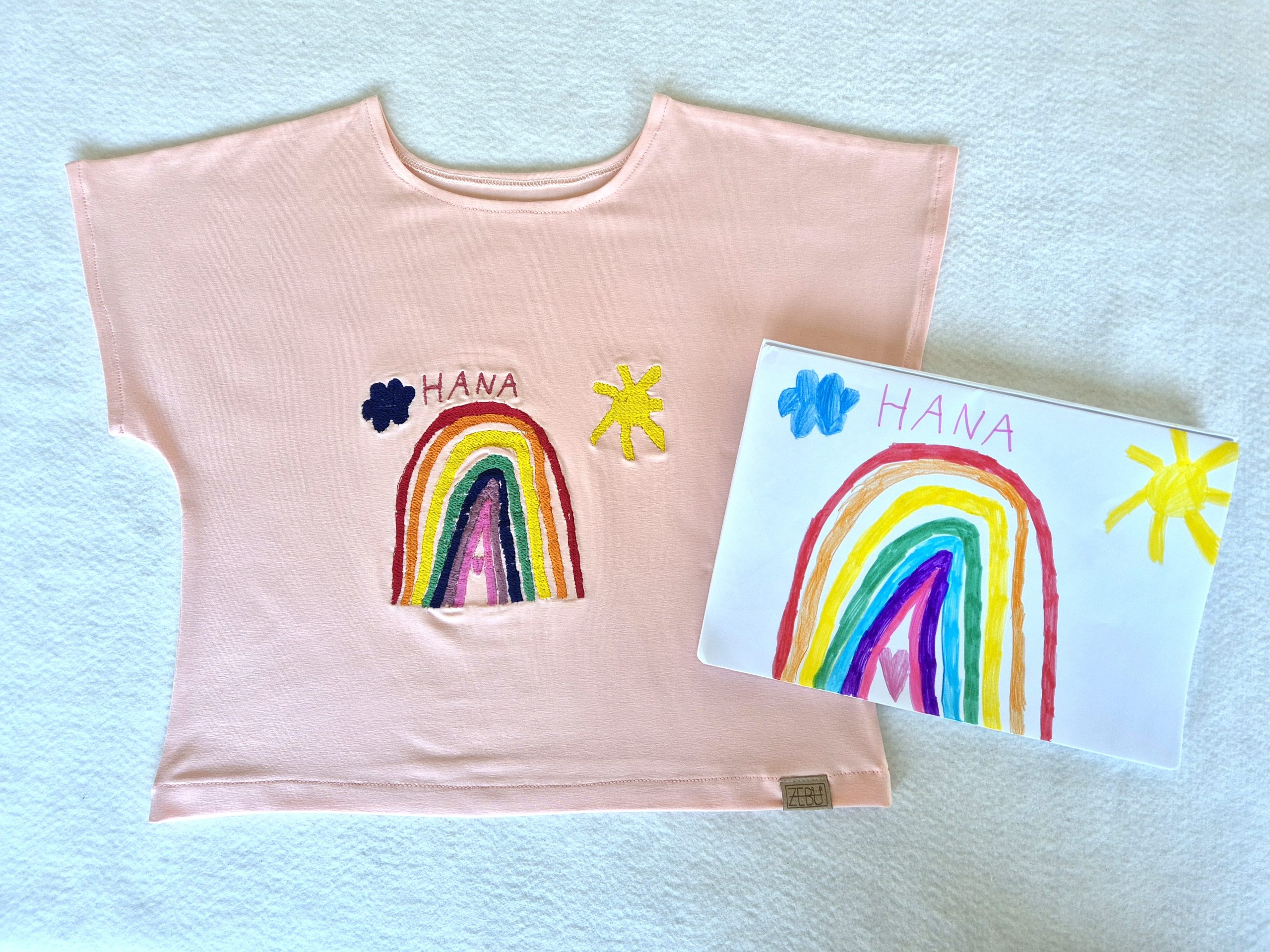 Majica z otroško risbo